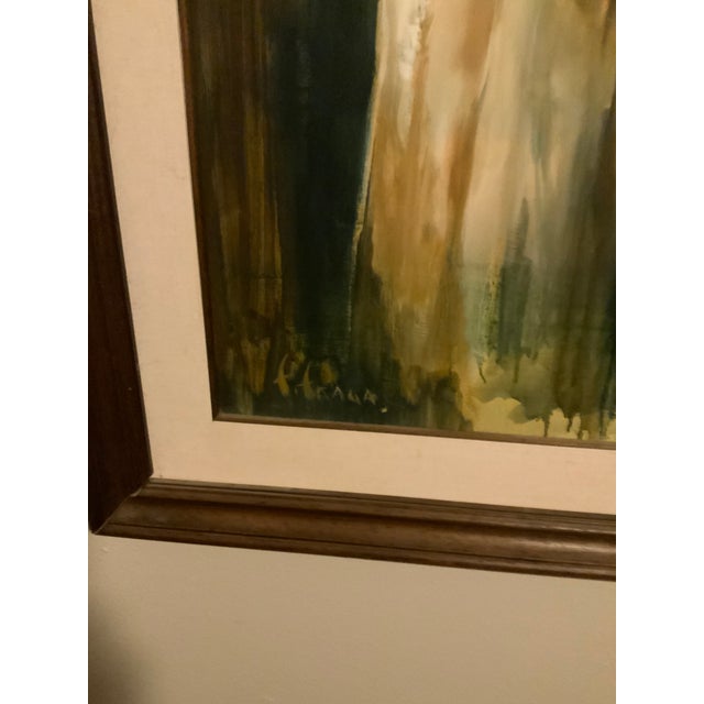 2004 Fernando Fraga Original Signed Oil Painting “Mujer Latina Iv” For Sale - Image 6 of 11