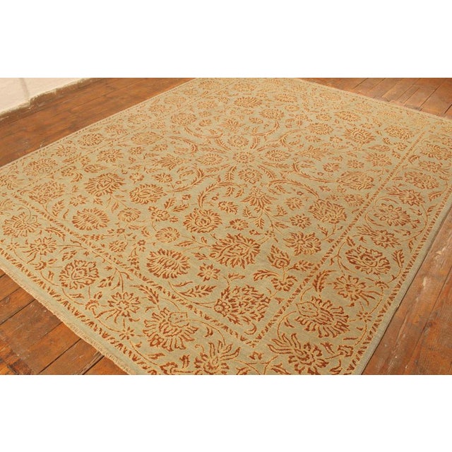 Middle Eastern Hand-Knotted Rug in Wool For Sale - Image 10 of 11