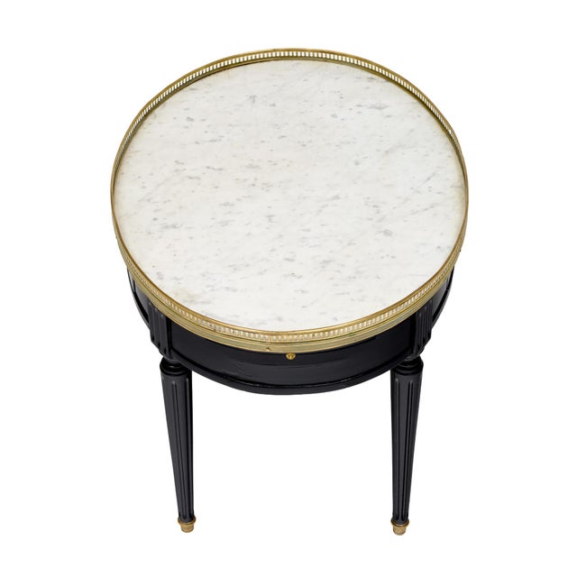 Wood Classic, Louis XVI Oval Bouillotte Side Table, Circa 1920 For Sale - Image 7 of 9