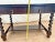 Antique Barley-Twist Tiger Oak Library Desk Writing Table Jacobean Revival Shelf For Sale - Image 10 of 13
