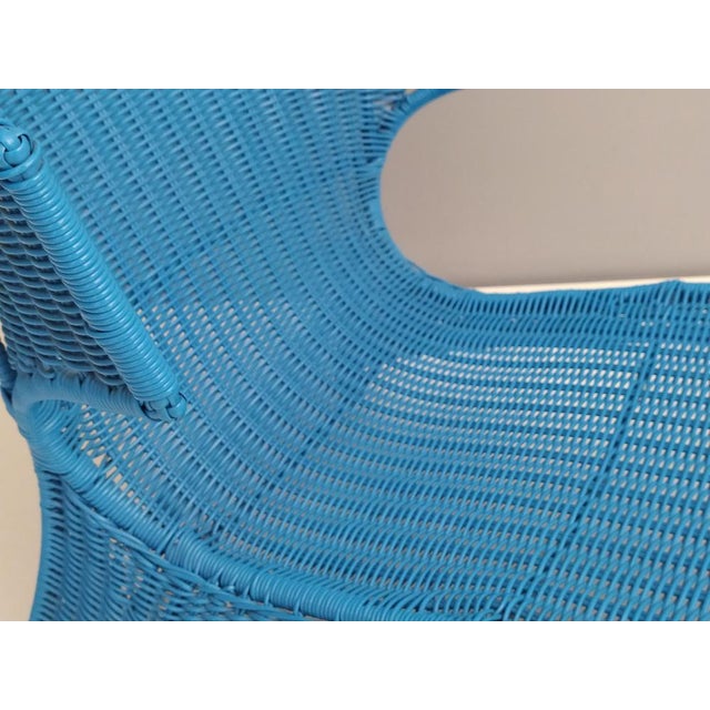 Sky Blue Low Lounge Chair by Monika Mudler for Ikea, 2001 For Sale - Image 10 of 11