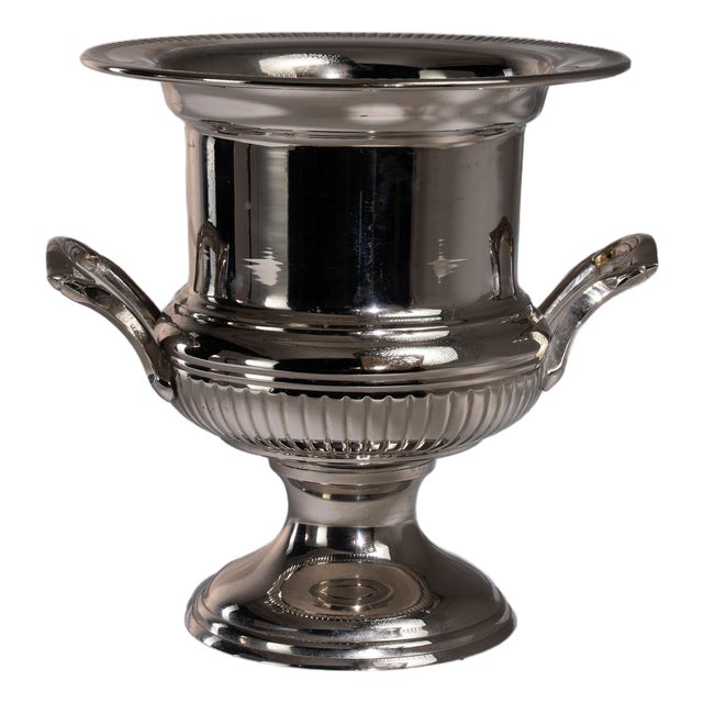 Mid 20th Century France Neoclassical Silver Ice Bucket For Sale