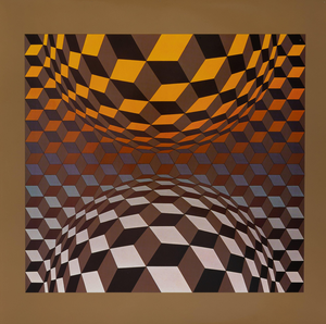 Victor Vasarely, CHEYT OND, Etching
