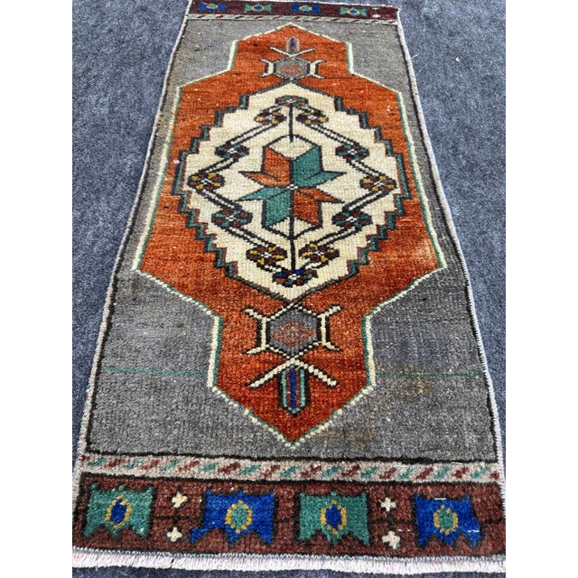 Contemporary Turkish Yastik Rug 1'3" x 2'8" For Sale - Image 3 of 5