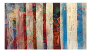 Peter Rossiter Progression: Contemporary Abstract Mixed Media Painting by Peter Rossiter