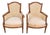 Pair of French Bergères, circa 1830 For Sale