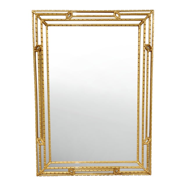 Vintage Italian Giltwood Mirror For Sale
