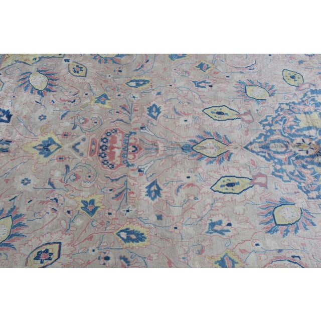 1930s Muted Tone Tribal Rug -6' 9'' X 11' 11'' For Sale - Image 12 of 14