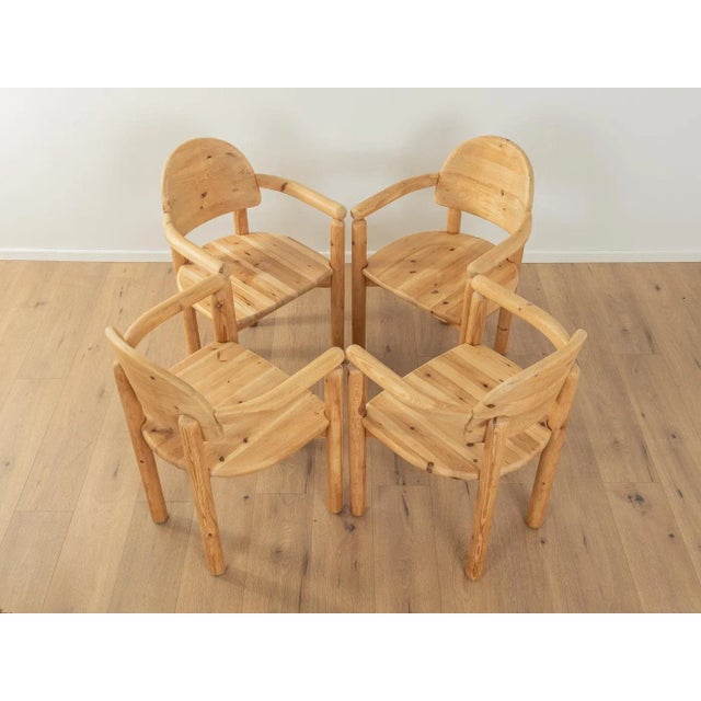 Brown Dining Room Chairs by Rainer Daumiller, 1970s, Set of 4 For Sale - Image 8 of 9