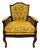 Vintage Mid-Century Modern Cane Armchair For Sale