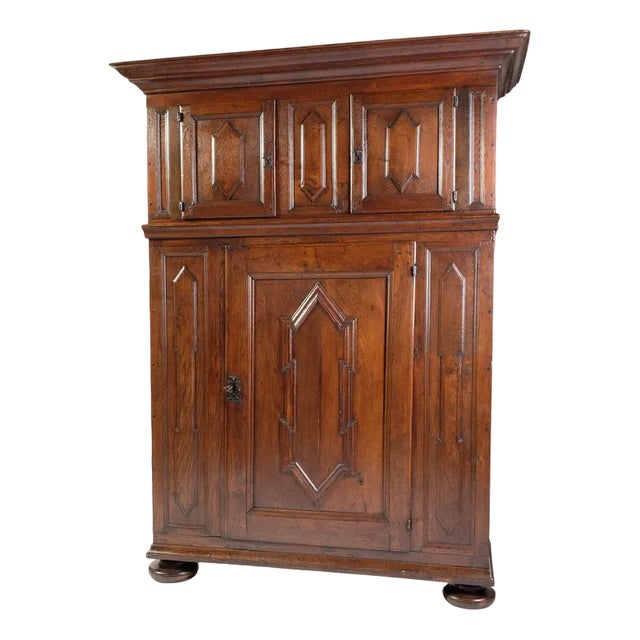 Baroque Cabinet in Oak from Westphalia, 1730s For Sale