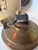 Antique Brass Three-Lens Nautical Navigation Oil Lantern With Red Blue & Clear Lens For Sale - Image 10 of 12