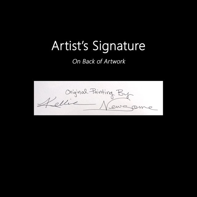 Blue Just a Snack - Abstract Colorful Playful Burger Still Life Painting on Paper Original Artwork by Kellie Newsome For Sale - Image 8 of 8