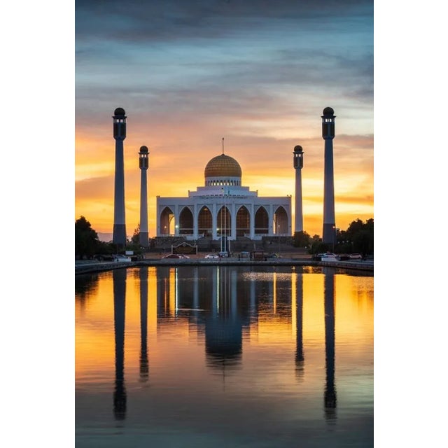 Obbchao, Mosque, Photographic Paper, in Flawless conditions. Designed from 2000 This piece has an attribution mark, I am...