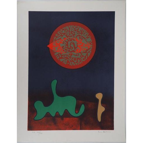 Ervin neuhaus (1928-2012) dawn original lithograph on bfk rives vellum signed in pencil bottom right justified a.p....