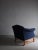 Navy Boucle Lounge Chair, Sweden, 1940s For Sale - Image 4 of 11