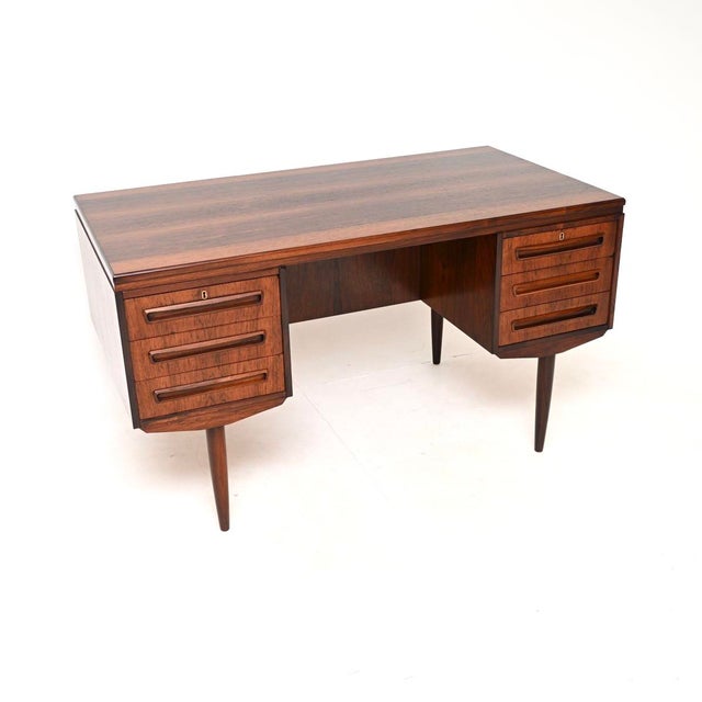 Vintage Danish Desk attributed to J. Svenstrup for AP Mobler, 1960s For Sale - Image 11 of 11
