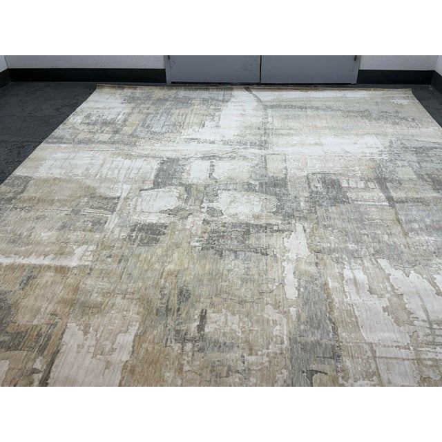 10ft X 14ft Exquisite Rugs Infitiny Collection 7130, Silver/Beige For Sale - Image 11 of 12