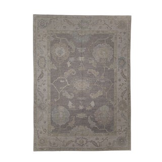 Turkish Oushak Rug 8'9" x 12'1" For Sale