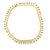Mid-Century Modern Vintage Italian Modernist 18k Gold and Turquoise Fringe Necklace For Sale - Image 3 of 13