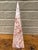 Late 20th Century Late 20th Century Neoclassical Grand Tour Solid Marble Pink and Cream Obelisk For Sale - Image 5 of 8