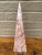 Late 20th Century Pink Marble Obelisk With Dramatic Veining For Sale - Image 5 of 8