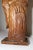 1940s Antique Religious Folk Art Mary Jesus Hand Carved Wood Sculpture Statue Santos For Sale - Image 5 of 12
