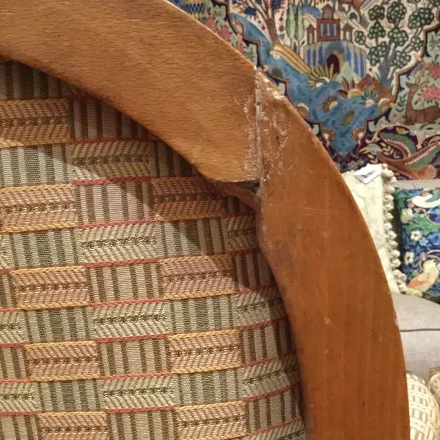Pair of Traditional 19th Century Louis XVI Style Accent Chairs For Sale In Dallas - Image 6 of 13