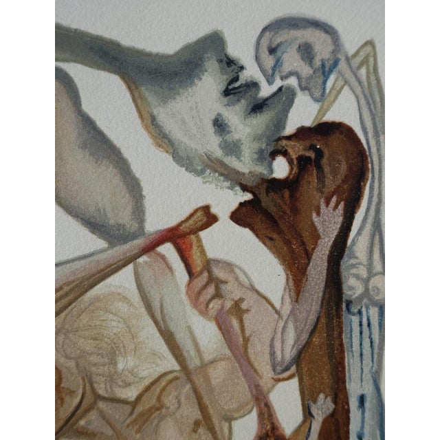 Salvador Dali, Au bord du septième cercle, Etching For Sale - Image 3 of 6
