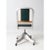 Silver Mid-Century Shaw-Walker Swivel Desk Chair For Sale - Image 8 of 14