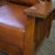 Mission Craftsman-Mission Morris Arm Chair & Ottoman Set-Russet Brown Leather For Sale - Image 3 of 10