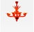 Glass Orange Chandelier by Barovier & Toso For Sale - Image 7 of 12