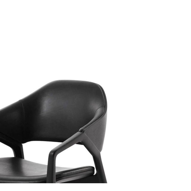 Wood Black Stained Ash Ico Chair from Cassina For Sale - Image 7 of 10