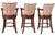 Elevate your kitchen or bar area with this sophisticated set of four transitional swivel bar stools by Swaim. These pieces...