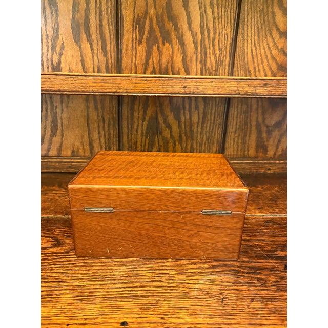 Mid 20th Century Vintage Dunhill Wooden Cigar Humidor, Made in England For Sale - Image 5 of 5