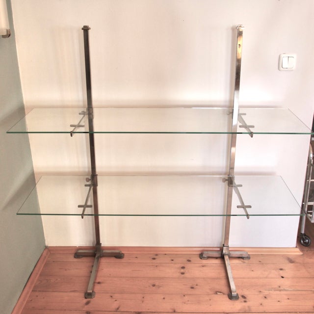 French Art Deco Etagere in Metal and Glass, 1930s For Sale - Image 15 of 15
