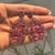 Ruby Red Art Deco Geometric Ruby Lattice Drop Earrings in 925 Sterling Silver, A Pair For Sale - Image 8 of 11