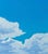 Contemporary Kenosha Skies by Michael Magrin | Oil on linen Landscape with blue sky and clouds For Sale - Image 3 of 5