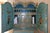 Turquoise/Blue Maitland Smith Vintage Japanese Secretary Desk For Sale In Miami - Image 6 of 13