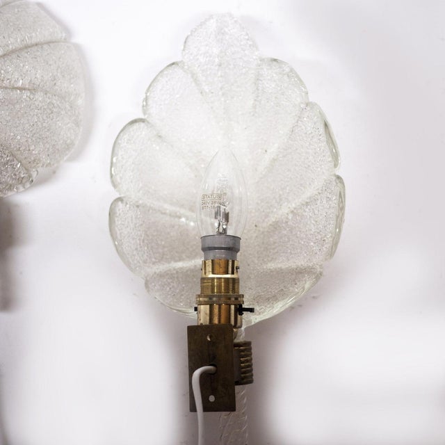 Murano Glass Sconces attributed to Barovier E Toso, 1960s, Set of 2 For Sale - Image 11 of 13