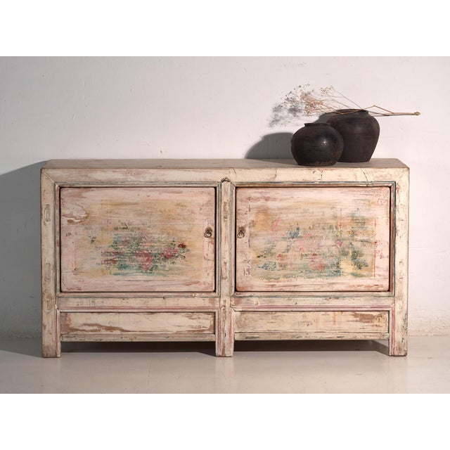Antique White Wooden Sideboard, 1870s For Sale - Image 11 of 13