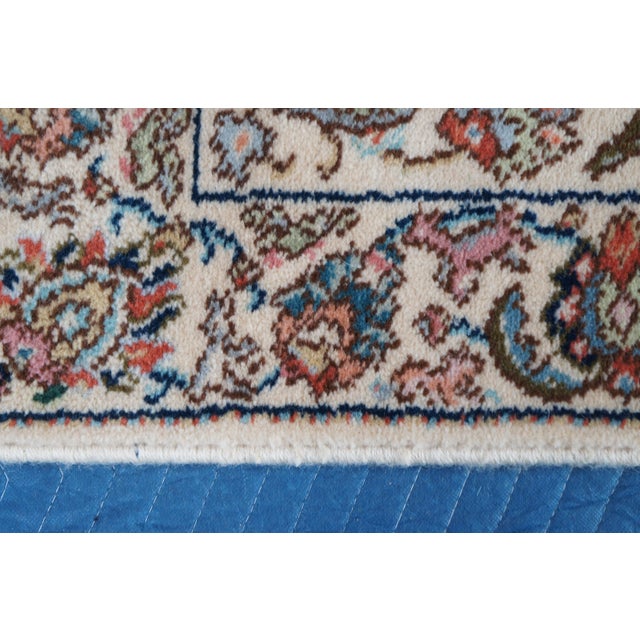 Karastan 100% Wool Oriental Floral Palmette Animal 738 Area Rug Mat 2' X 4" For Sale - Image 6 of 12