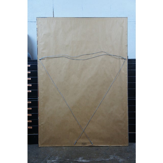 Mid 20th Century Vintage French Colonial Court Garden Party Scene Oil Paintings on Board, Framed - Set of 3 For Sale - Image 11 of 12