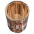 "Melagrana" Ice Bucket With Special Burl Walnut and Bronze For Sale - Image 4 of 5