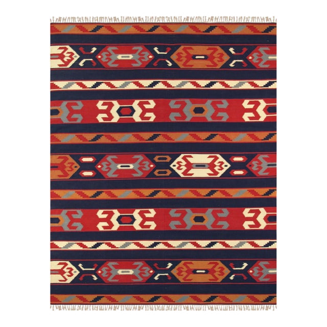 Pasargad Home Anatolian Multi Cotton Area Rug, 5' 0'' X 8' 0'' For Sale