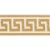 Mediterranean Sample - Schumacher Etienne Silk Greek Key Trim Wide in Gold For Sale - Image 3 of 3