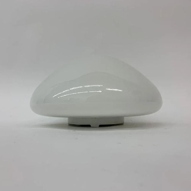 Mid-Century German Glass 961 Ceiling or Wall Lamp by Wilhelm Wagenfeld for Lindner, 1950s For Sale - Image 6 of 6