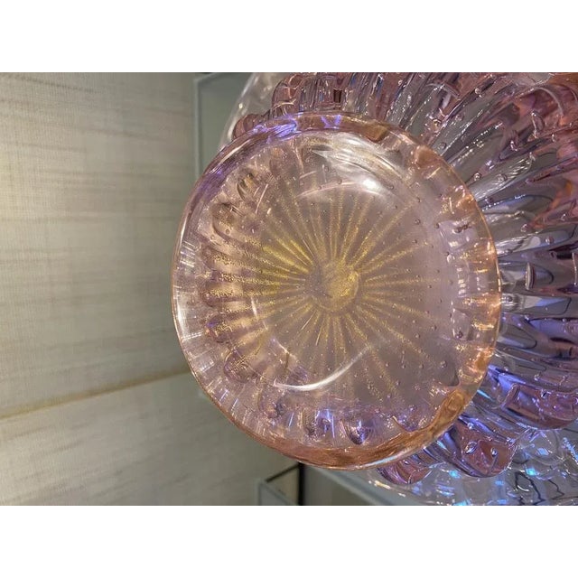 Contemporary Handmade Multicolors Murano Glass Vase from Simoeng For Sale - Image 3 of 10