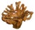 Vintage Rustic Chinese Camphor Wood Tree Root Armchair with Light Varnish For Sale
