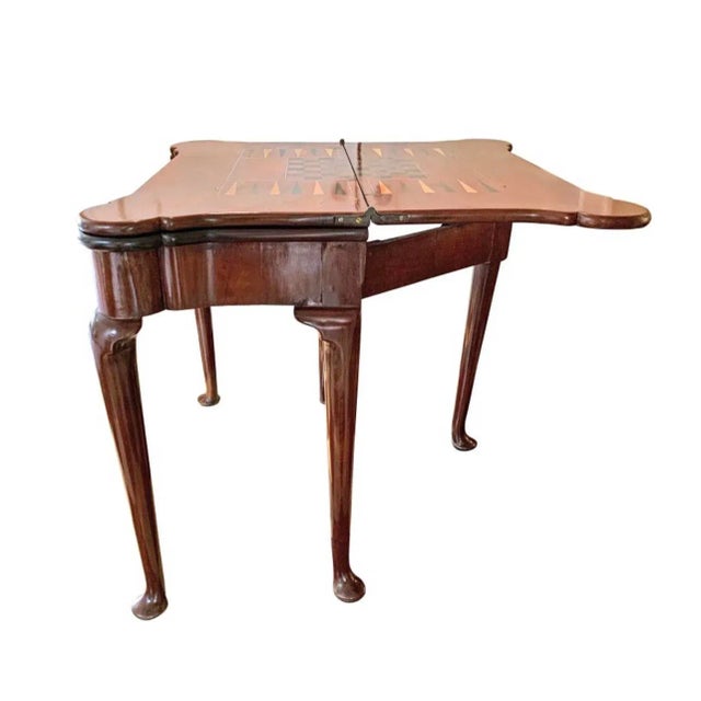 Mid 18th Century Antique English George II Triple Top Games Table For Sale - Image 5 of 5